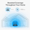 ROUTER TP-LINK wireless 1200Mbps, 4 porturi 10/100/1000Mbps,1 x WAN Gigabit, 4 antene externe, Dual Band AC1200 "Archer C6U" (ti