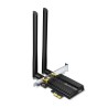 ADAPTOR RETEA TP-LINK AX3000, intern wireless 2.4 GHz | 5 GHz, PCI-E, port, 3000 Mbps, antena externa x 2, "Archer TX50E" (timbr