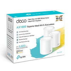 MESH TP-LINK, wireless, router AX1800, pt interior, 1800 Mbps, port LAN, WAN, 2.4 GHz | 5 GHz, antena interna x 4, standard 802.