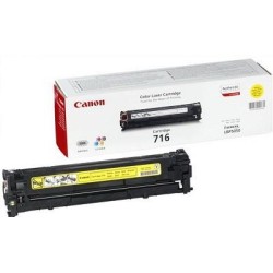 Toner Original Canon Yellow, CRG-716Y, pentru LBP-5050|MF-8030|MF-8040|MF-8050|MF-8080, 1.5K, (timbru verde 1.2 lei) , "CR1977B0