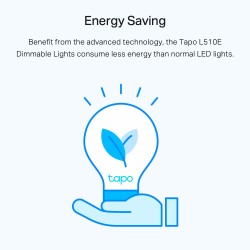 BEC LED wireless TP-LINK, 800lm, 8.7W, E27, se conecteaza la router Wi-Fi, intensitate reglabila, control prin smartphone cu apl