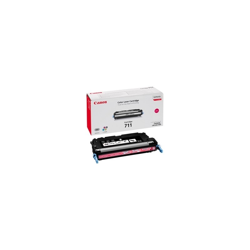 Toner Original Canon Magenta, CRG-711M, pentru LBP-5300|LBP-5360|MF-9130|MF-9170|MF-9220|MF-9280, 6K, (timbru verde 1.2 lei) , "