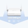 ROUTER TP-LINK wireless  300Mbps, 4 porturi 10/100Mbps, 2 antene externe "TL-WR844N" (timbru verde 0.8 lei)
