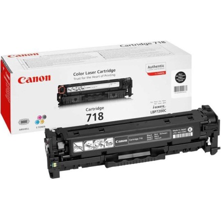 Dual-Pack  Original Canon Black, CRG-718B, pentru LBP-7200|LBP-7210|LBP-7660|LBP-7680|MF-8330|MF-8340|MF-8350|MF-8360|MF-8380|MF