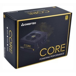 SURSA Chieftec Core 600 W, non-modulara, certificare 80 Plus Gold, ventilator 120 mm x 1, PCI-E 6+2 pin x 2, SATA x 6, "BBS-600S