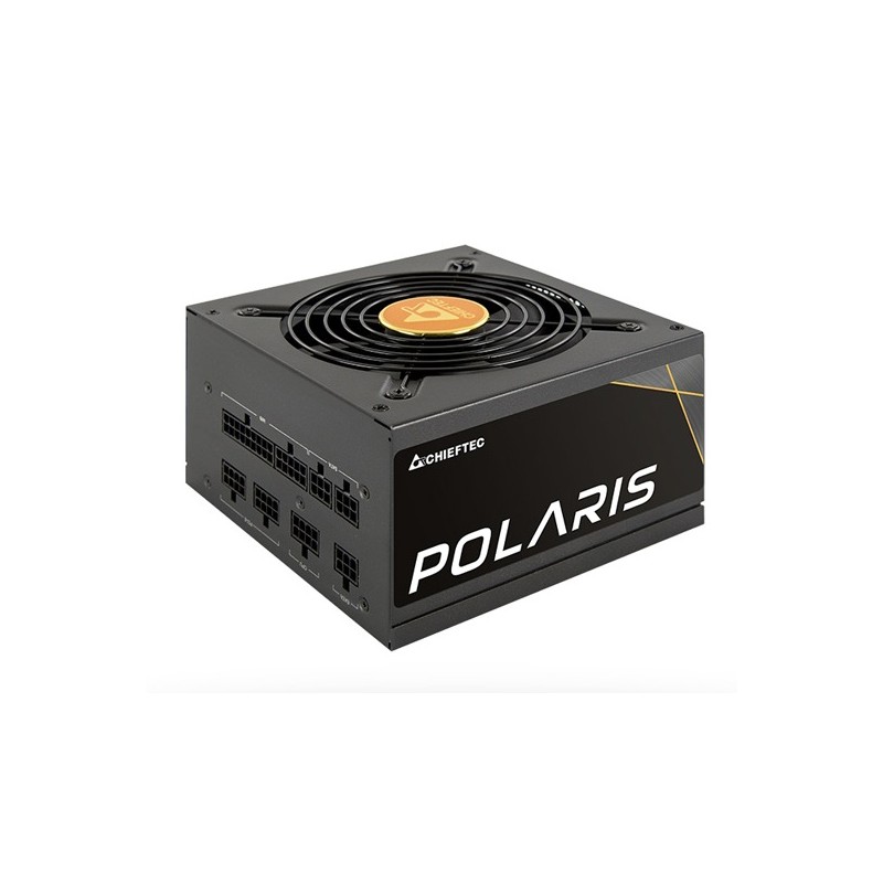 SURSA Chieftec Polaris 750 W, modulara, certificare 80 Plus Gold, ventilator 120 mm x 1, PCI-E 6+2 pin x 4, SATA x 8, "PPS-750FC