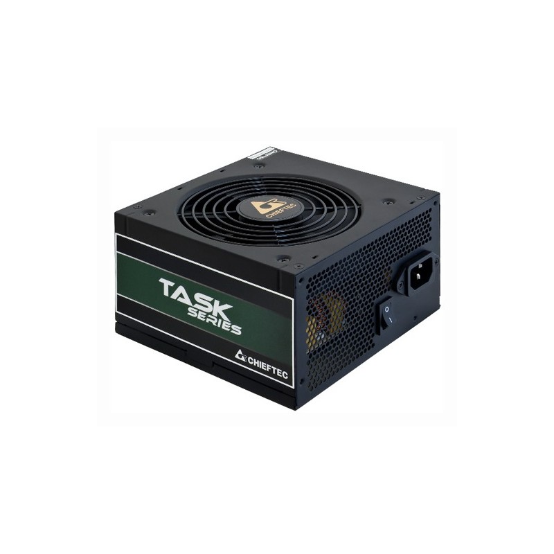 SURSA Chieftec Task 600 W, non-modulara, certificare 80 Plus Bronze, ventilator 120mm, PCI-E 6+2 pin x 2, SATA x 6, "TPS-600S" (