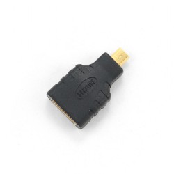 ADAPTOR video GEMBIRD, HDMI (M) la Micro-HDMI (T), conectori auriti, black, "A-HDMI-FD" (timbru verde 0.08 lei)