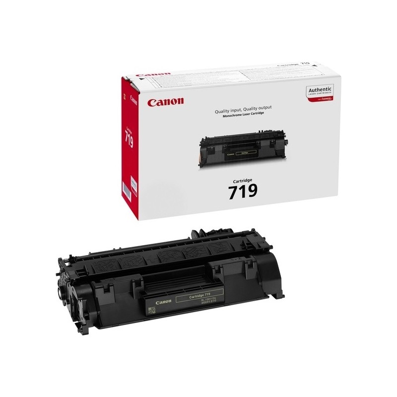 Toner Original Canon Black, CRG-719, pentru LBP-251|LBP-252|LBP-253|LBP-6300|LBP-6310|LBP-6650|LBP-6670|LBP-6680|MF-5840|MF-5880