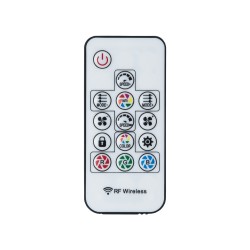 SET 3 VENTILATOARE CHIEFTEC PC 120x120x25 mm, ADD RGB LED, 3 buc. in pachet &amp; HUB &amp; telecomanda "CF-3012-RGB"