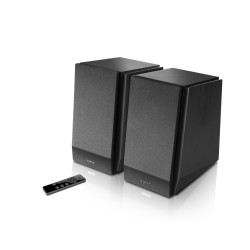 BOXE EDIFIER 2.0, RMS:  70W (2 x 16W, 2 x 19W), bluetooth, telecomanda wireless, volum, bass, treble, optical, coaxial, matte-bl