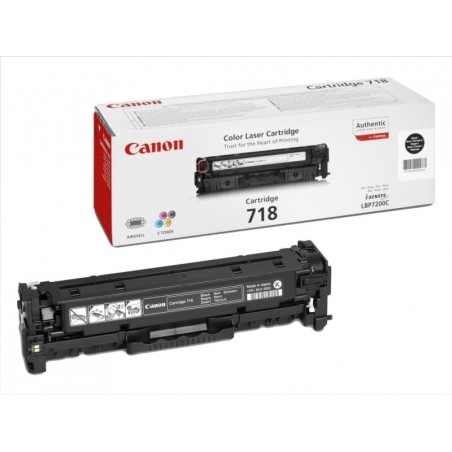 Toner Original Canon Black, CRG-718B, pentru LBP-7200|LBP-7210|LBP-7660|LBP-7680|MF-8330|MF-8340|MF-8350|MF-8360|MF-8380|MF-8540