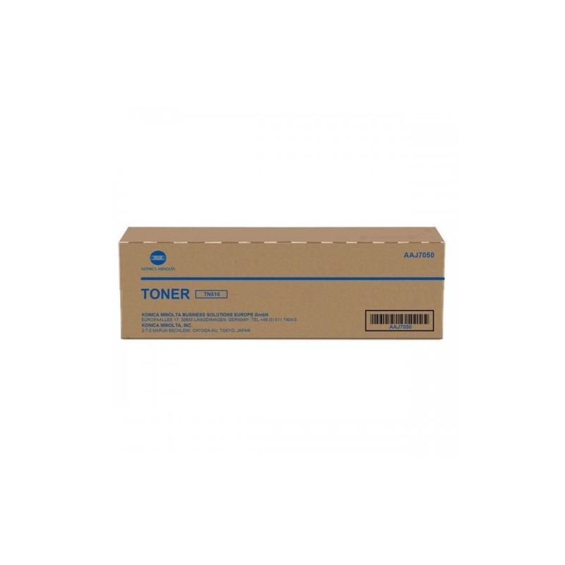 Toner Original Konica-Minolta Black, TN-516BK, pentru Bizhub 458e| Bizhub 558e|Bizhub 658e, 31.2K, (timbru verde 1.2 lei) , "AAJ