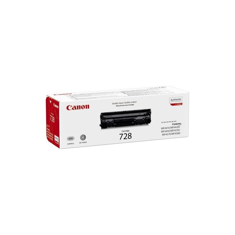 Toner Original Canon Black, CRG-728, pentru I-Sensys L150|L170|L410|MF-4410|MF-4430|MF-4450|MF-4550|MF-4570|MF-4580|MF-4730|MF-4