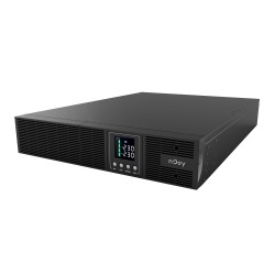 UPS NJOY, "Aster 3000", Online cu sinusoida pura, rack, 3000VA/2700W, AVR, IEC x 8, 6 x baterie GP09122L, display LCD, back-up 1