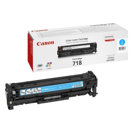Toner Original Canon Cyan, CRG-718C, pentru LBP-7200|LBP-7210|LBP-7660|LBP-7680|MF-8330|MF-8340|MF-8350|MF-8360|MF-8380|MF-8540|