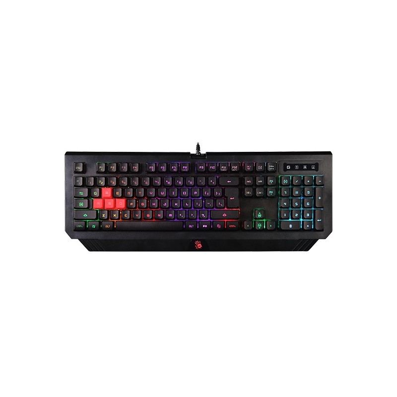 TASTATURA A4TECH - gaming, "Bloody gaming", cu fir 1.8m, 106 taste, format standard , USB, negru, "B120N" (timbru verde 0.8 lei)