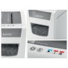 Distrugator manual documente Leitz IQ Home Office Slim, 10 coli, P4, cross-cut (tip confeti), cos 23 coli, alb, Leitz "80010000"