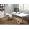 Distrugator manual documente Leitz IQ Home Office Slim, 10 coli, P4, cross-cut (tip confeti), cos 23 coli, alb, Leitz "80010000"