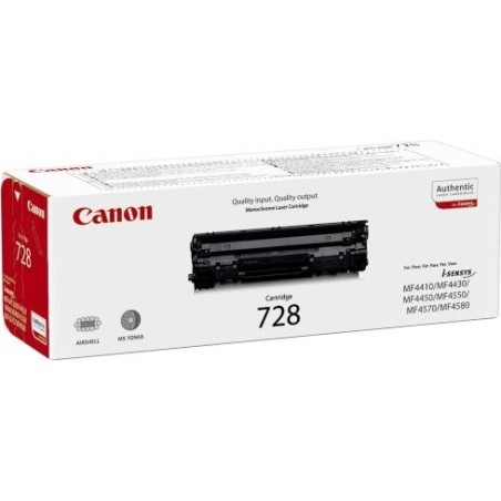 Toner Original Canon Black, CRG-728, pentru I-Sensys L150|L170|L410|MF-4410|MF-4430|MF-4450|MF-4550|MF-4570|MF-4580|MF-4730|MF-4