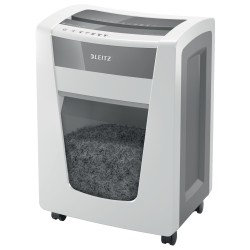 Distrugator manual documente Leitz IQ Office Pro, 15 coli, P5, micro-cut (tip particulei), cos 30 coli, alb, Leitz "80050000" (t