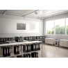 Distrugator manual documente Leitz IQ Office Pro, 15 coli, P5, micro-cut (tip particulei), cos 30 coli, alb, Leitz "80050000" (t