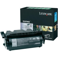 Toner Original Lexmark Black, 12A7460, pentru Optra T630|Optra T632|Optra T634|Optra X632|X630, 5K, (timbru verde 1.2 lei) , "12