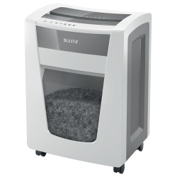 Distrugator manual documente Leitz IQ Office Pro,  5 coli, P6+, micro-cut (tip particulei), cos 30 coli, alb, Leitz "80100000" (