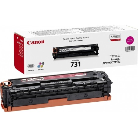 Toner Original Canon Magenta, CRG-731M, pentru LBP-7100|LBP-7110|MF-8230|MF-8280|MF-623|MF-628, 1.5K, (timbru verde 1.2 lei) , "