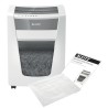 Distrugator manual documente Leitz IQ Office Pro,  5 coli, P6+, micro-cut (tip particulei), cos 30 coli, alb, Leitz "80100000" (