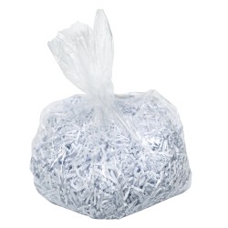 Pungi de plastic  (40L) pentru Distrugator Documente Leitz, 100 buc/set, transparent, "80080000"