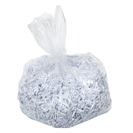 Pungi de plastic  (40L) pentru Distrugator Documente Leitz, 100 buc/set, transparent, "80080000"