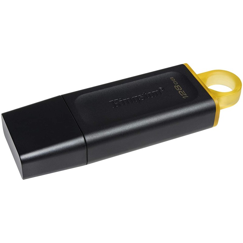 MEMORIE USB 3.2 KINGSTON 128 GB, cu capac, carcasa plastic, negru, "DTX/128GB" (timbru verde 0.03 lei)