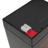 ACUMULATOR UPS SPACER 12V /  5Ah, dimensiuni: 90x70x101mm, inaltime+terminal: 107mm, terminal F2(T2), "SP-BAT-12V5AH" (timbru ve