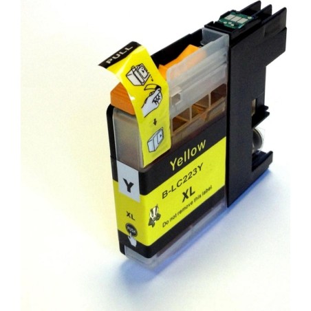 Cartus Cerneala Original Brother Yellow, LC223Y, pentru DCP-J4120|MFC-J4420|J4620|J5320|J5620|J5720, 550, (timbru verde 0.15 lei