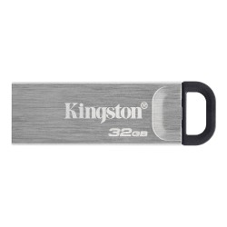 MEMORIE USB 3.2 KINGSTON 32 GB, clasica, carcasa metalic, argintiu, "DTKN/32GB" (timbru verde 0.03 lei)