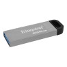MEMORIE USB 3.2 KINGSTON 256 GB, clasica, carcasa metalic, argintiu, "DTKN/256GB" (timbru verde 0.03 lei)