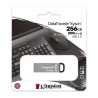 MEMORIE USB 3.2 KINGSTON 256 GB, clasica, carcasa metalic, argintiu, "DTKN/256GB" (timbru verde 0.03 lei)