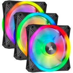 VENTILATOR CORSAIR, pt PC, 120 mm, 1500 rpm, LED RGB, pack 3 ventilatoare, "CO-9050098-WW"