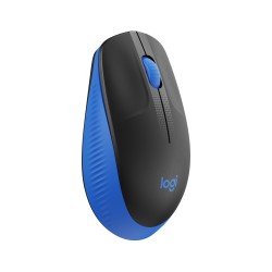 MOUSE LOGITECH, "M190", PC sau NB, wireless, 2.4GHz, optic, 1000 dpi, butoane/scroll 3/1, , negru / albastru, 45507171 "910-0059