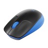 MOUSE LOGITECH, "M190", PC sau NB, wireless, 2.4GHz, optic, 1000 dpi, butoane/scroll 3/1, , negru / albastru, 45507171 "910-0059