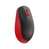 MOUSE LOGITECH, "M190", PC sau NB, wireless, 2.4GHz, optic, 1000 dpi, butoane/scroll 3/1, , negru / rosu, 45507061 "910-005908" 
