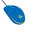 MOUSE LOGITECH, "G102 LIGHTSYNC", gaming, cu fir, USB, optic, 8000 dpi, butoane/scroll 6/1, iluminare, butoane programabile, alb