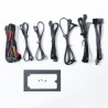SURSA Chieftec Compact 550 W, modulara, certificare 80 Plus Gold, ventilator 80 mm x 1, PCI-E 6+2 pin x 2, SATA x 6, "CSN-550C" 