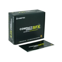 SURSA Chieftec Compact 550 W, modulara, certificare 80 Plus Gold, ventilator 80 mm x 1, PCI-E 6+2 pin x 2, SATA x 6, "CSN-550C" 