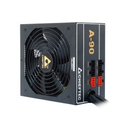 SURSA Chieftec A-90 650 W, semi-modulara, certificare 80 Plus Gold - compatibila, ventilator 120mm, PCI-E 6+2 pin x 2, SATA x 6,
