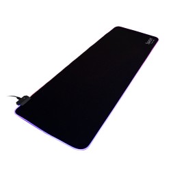 MousePAD RGB SPACER gaming, cauciuc si material textil, 900 x 300 x 3 mm, 1.8 m lungime cablu, negru "SP-PAD-GAME-RGB-B" 4650147