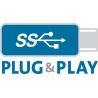 ADAPTOR KENSINGTON, pt. periferice, USB Type-C (T) la USB 3.0 (M), negru, "K33992WW" (include TV 0.06 lei)