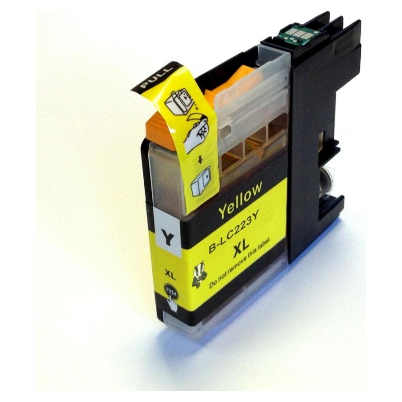 Cartus Cerneala Original Brother Yellow, LC223Y, pentru DCP-J4120|MFC-J4420|J4620|J5320|J5620|J5720, 550, (timbru verde 0.15 lei
