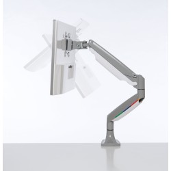 SUPORT de birou KENSINGTON, pt 1 TV/monitor plat, curbat, diag. max 32 inch, rotatie, inclinare, pivotare, orizontala, verticala